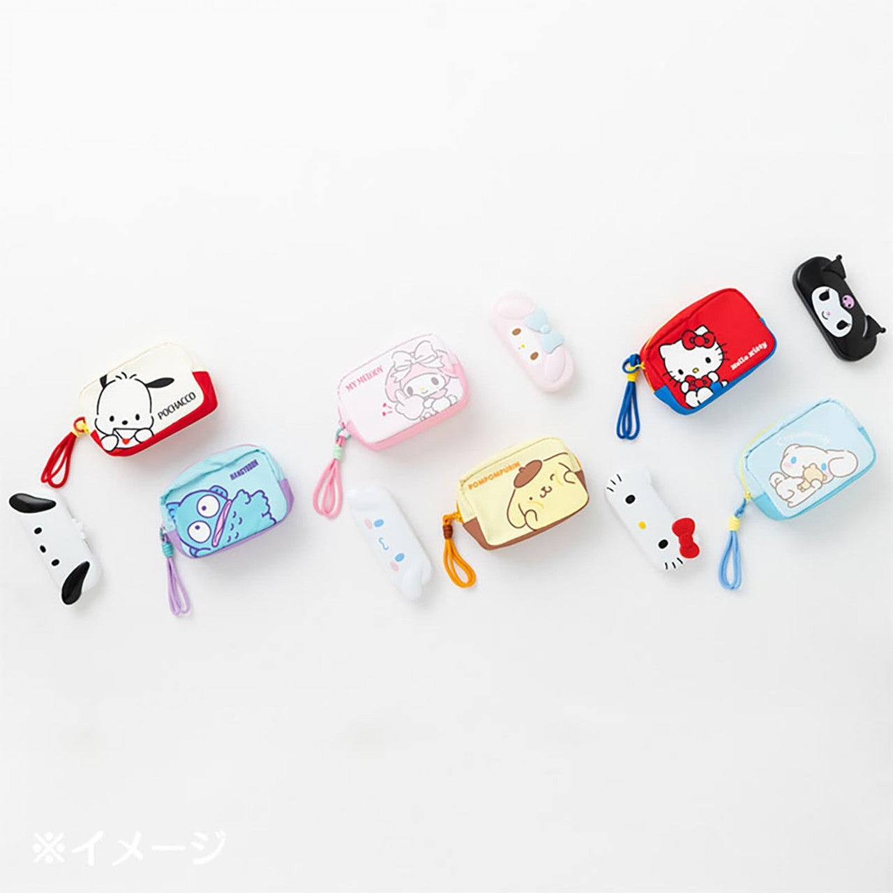 [現貨] Sanrio Hangyodon 水怪 化妝袋 Pouch Bag 4550624599733