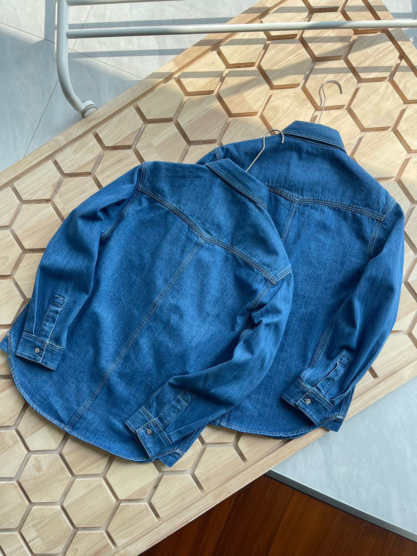 預訂 EVISU 福神刺繡牛仔襯衫 #98789