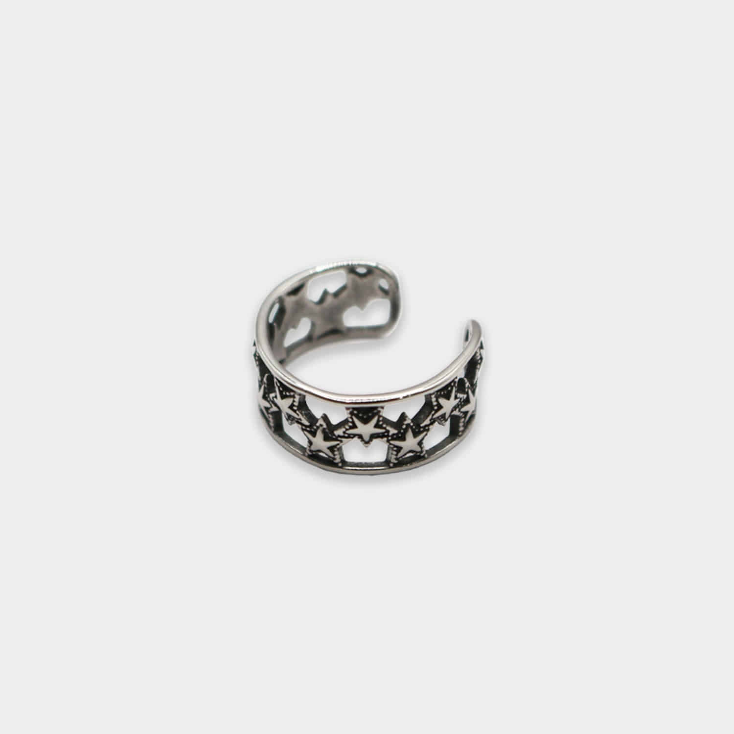 🇰🇷訂購｜GRUMPY｜戒指｜Surgical) Multi Star Frame Open Ring 
