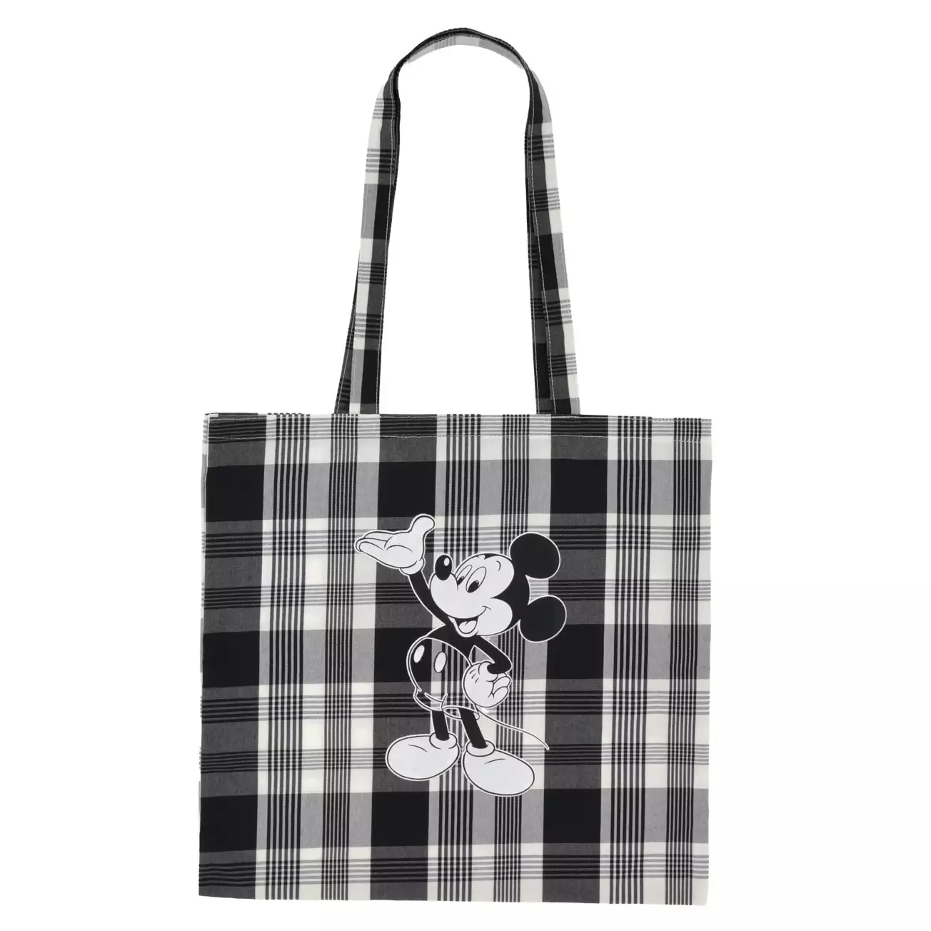 🌸 【預訂】Mickey Tote Bag(格仔) - JPDisney 16/6 新品