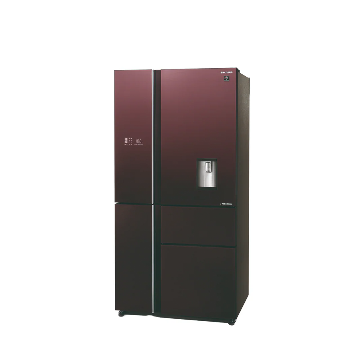 Sharp 700L Glass Door 5-Door Refrigerator (SJF889WGM)