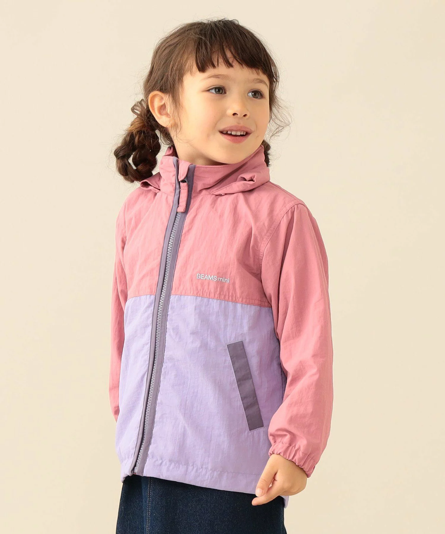 🆕【⭐訂購⭐】🌀 🇯🇵 日本直送 #BEAMS mini 網眼襯裡 尼龍 連帽風褸［2款選］🌀 [ELJA-0107][261112]