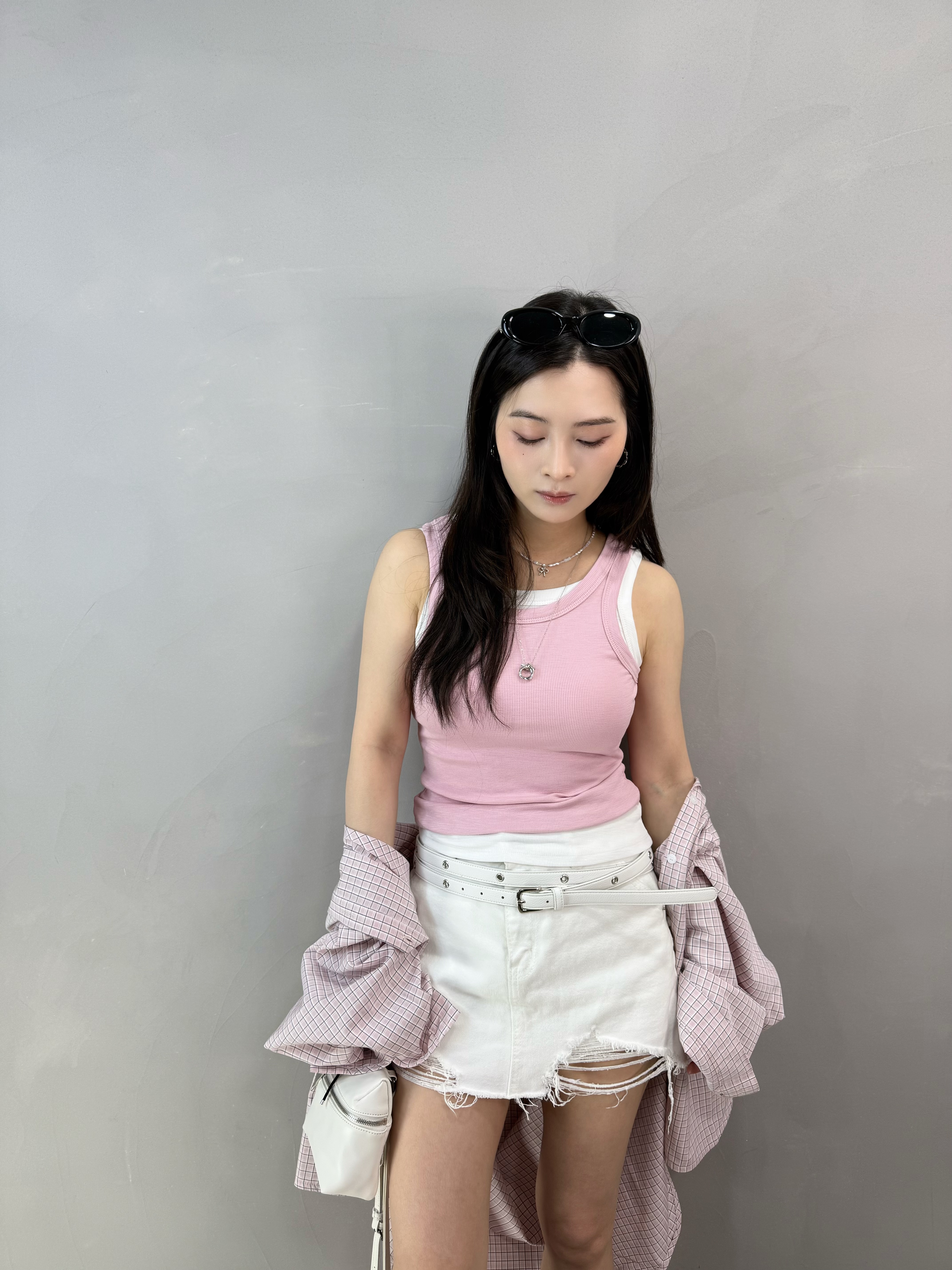 H62 後車章暗紋背心