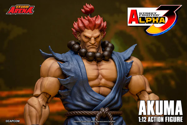 🧲預訂26年第4季：STORM ARENA 1/12 豪鬼 街頭霸王 Zero 3 可動figure STREET FIGHTER ZERO 3 - GOUKI