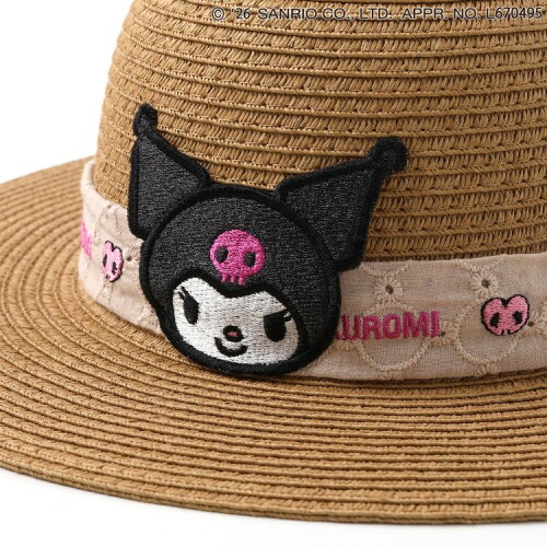 🆕【⭐訂購⭐】  日本直送🌀#Sanrio 可愛刺繡貼布 絲帶 遮陽帽［2款選］🌀[ELEA-0007][260601]