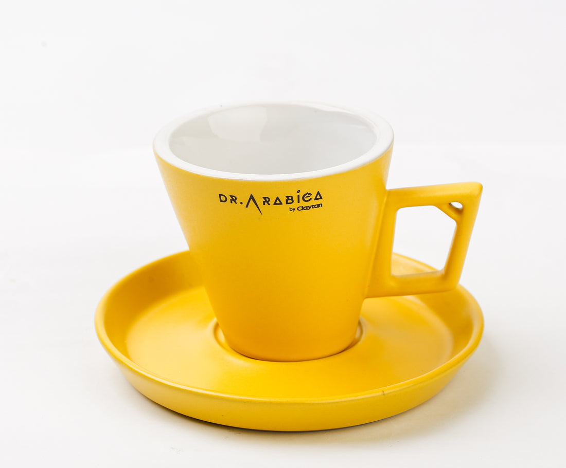 Dr. Arabica Professional Series - Espresso 60ml, 90ml & 120ml Cup & Saucer