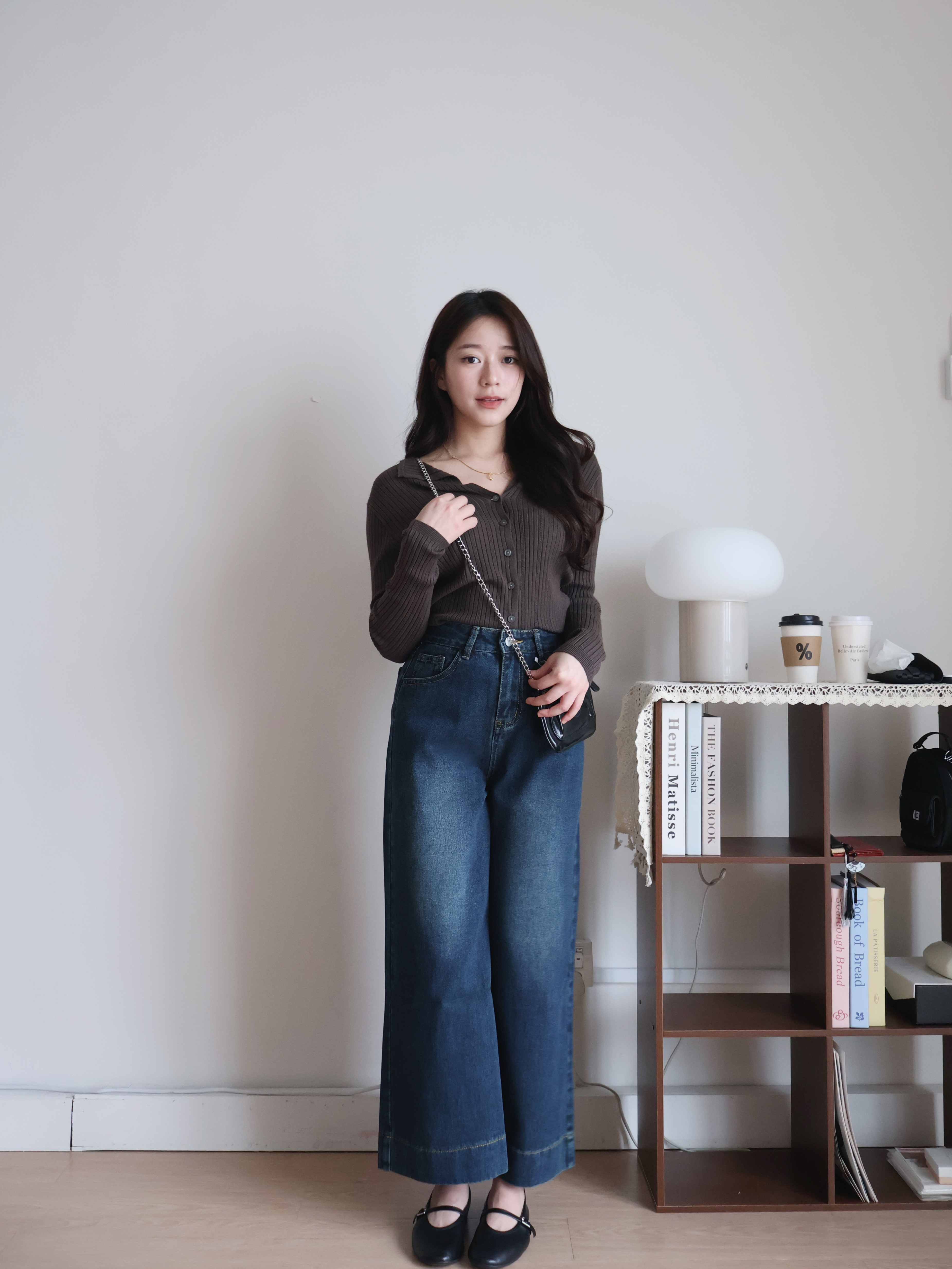 Quinn Knitted Cardigan | Brown