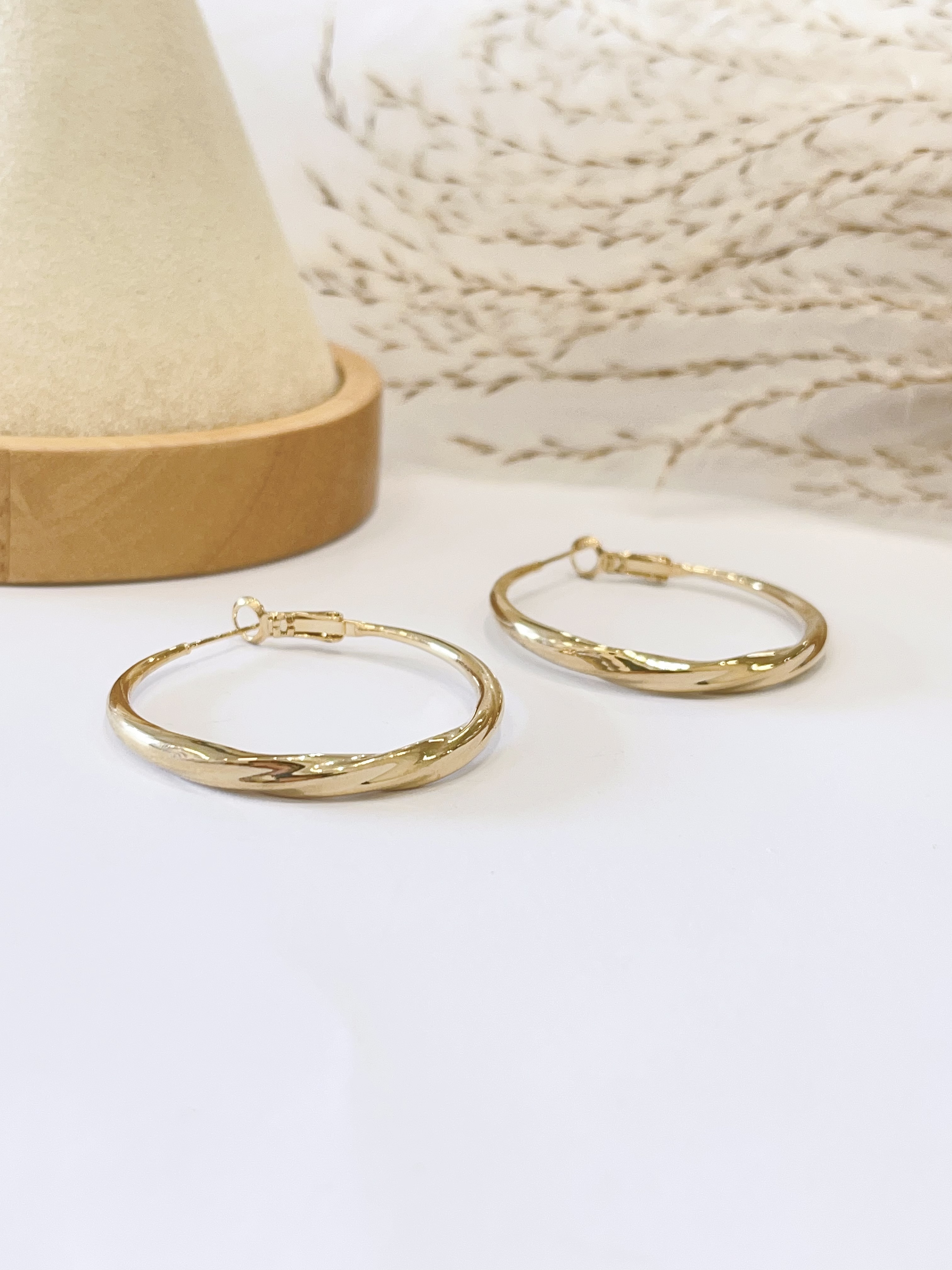 流金之环小设计感耳环