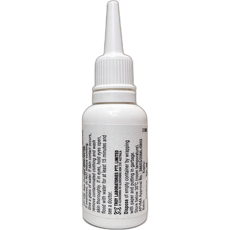 (現貨即取)TROY Ear Canker Drops 犬貓耳朵潰瘍滴劑 20mL - 治療犬貓耳疥蟲感染