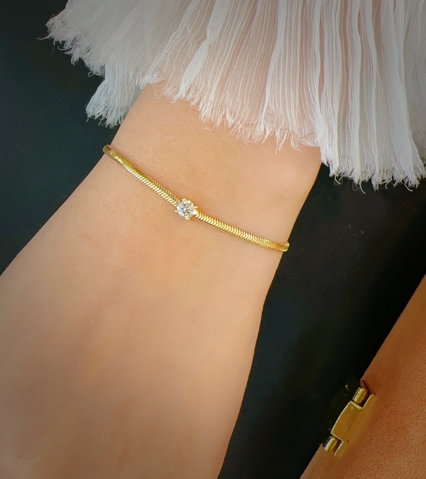 鑽石蛇骨手鏈 N080568