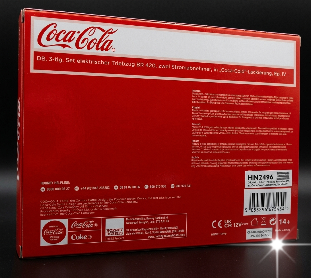 ARNOLD 歐洲城際輕軌 3-tlg. E-Triebzug BR 420 - Coca Cola - DB | analog | Spur N