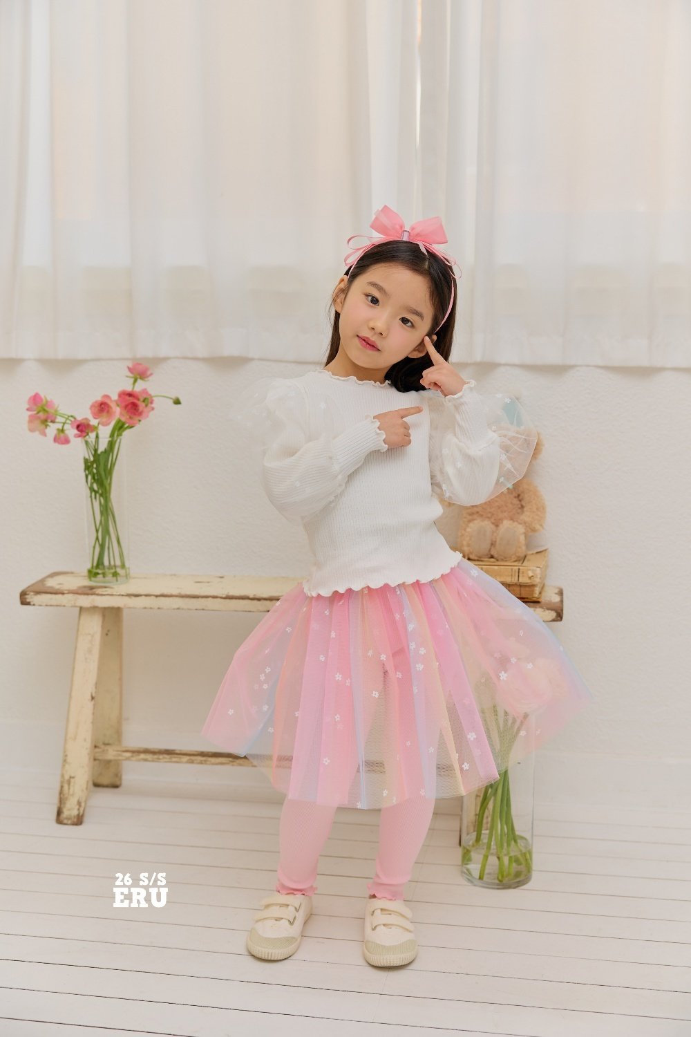 泡泡袖 Top / Skirt Legging