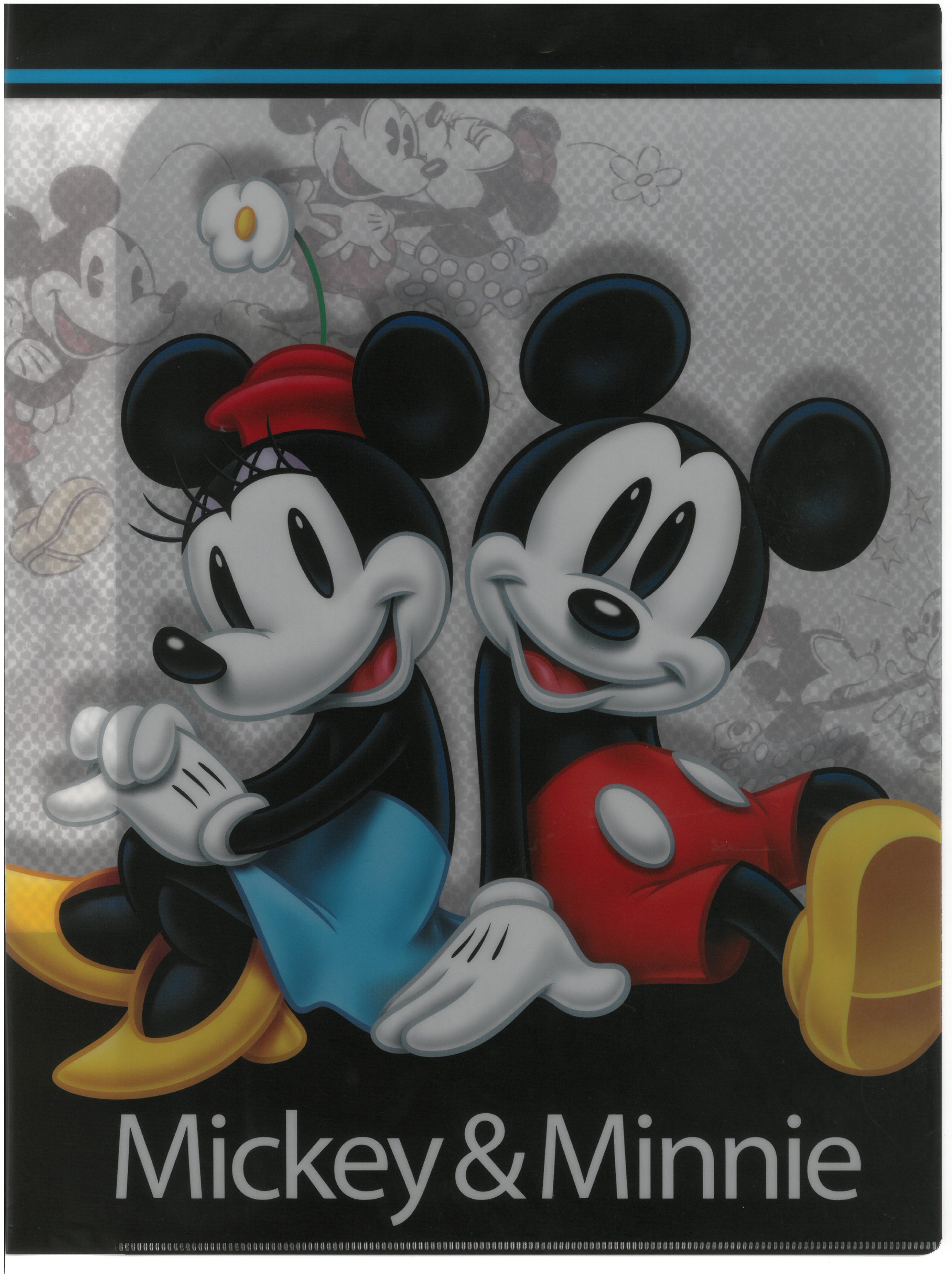 Mickey & Minnie A4 雙開文件夾   (2129-736)