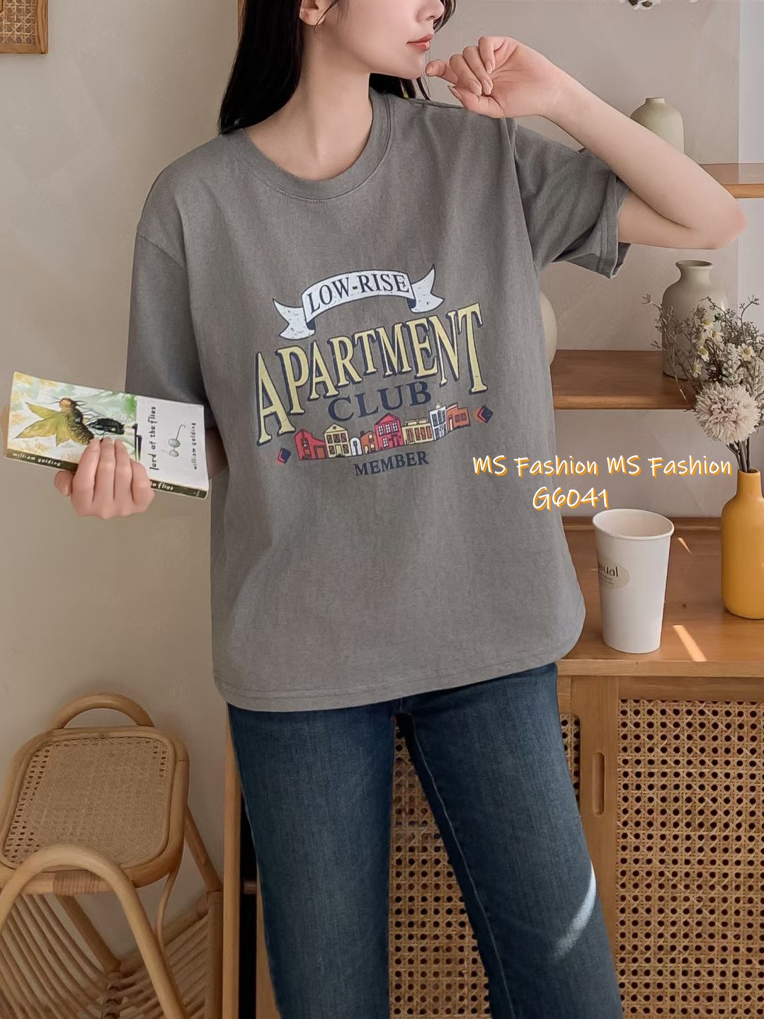 G6041 韓國🇰🇷靚print tee