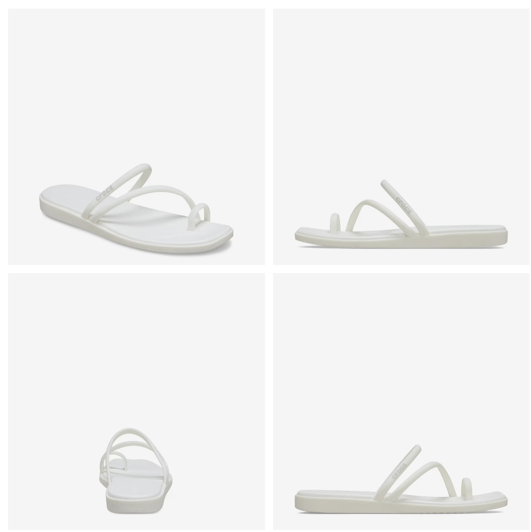 【暴走神鞋】Crocs Women's Miami Toe Loop Sandal - 舒適不磨腳、專利超輕厚底、雨季防水/逛街暴走神鞋