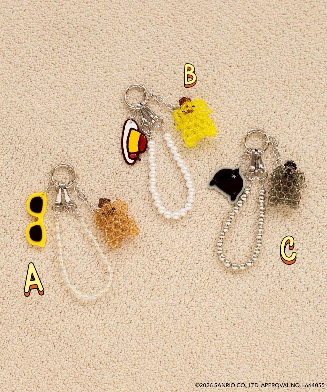  🎀【預訂】LOWRYS FARM x Pompompurin 串珠掛飾