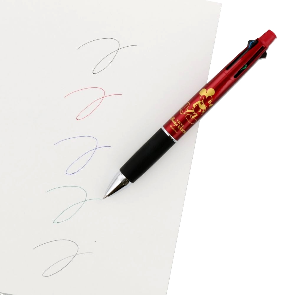 現貨｜【日本 Disney Store 限定】 Mickey Mouse 米奇老鼠 Disney 日本製 uni Jetstream 4&1 多功能 5用筆 0.5mm 4色原子筆 + 0.5mm 鉛芯筆 060562
