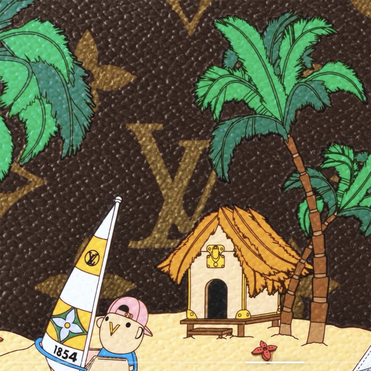 Louis Vuitton Vivienne帆船圖案限量手袋
