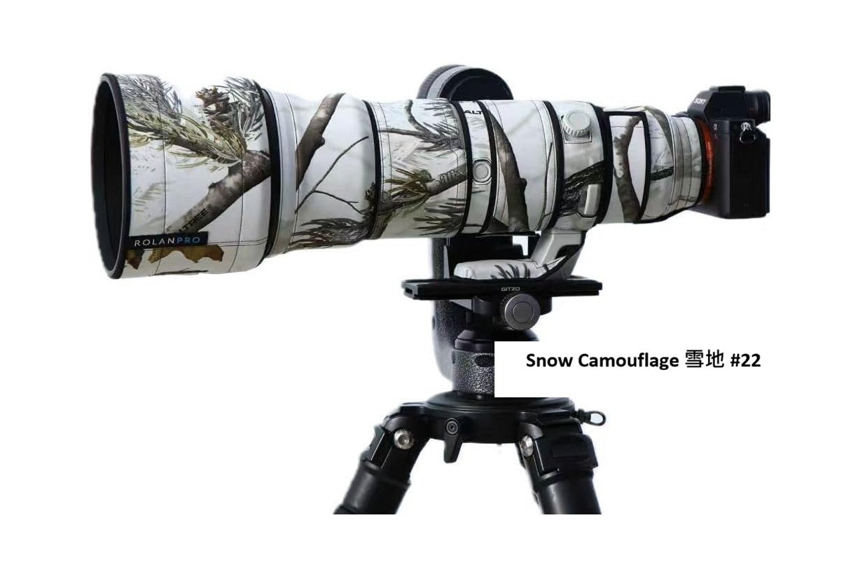 ROLANPRO Lens Camouflage Coat For SONY FE 400-800mm F6.3-8 G OSS (SEL400800G) 防水炮衣