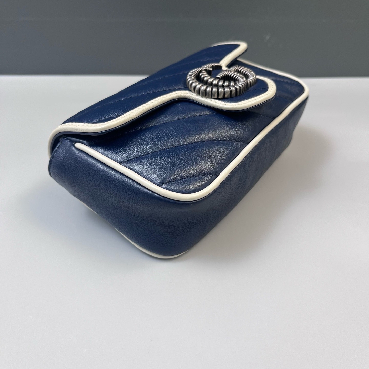 【預訂貨品】Gucci super mini馬蒙拼色包