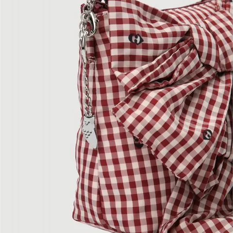 [LUCKY CHOUETTE] Pearl Chain Ribbon Bag (2種)