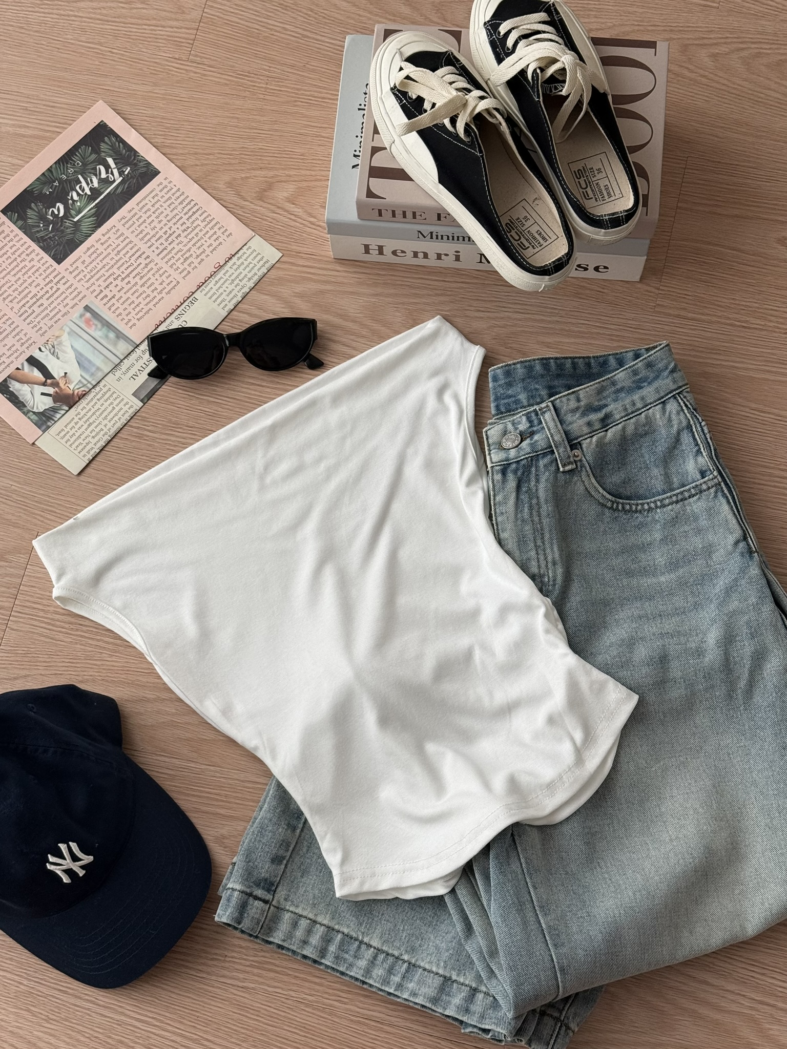 Rosie Cropped Top | White