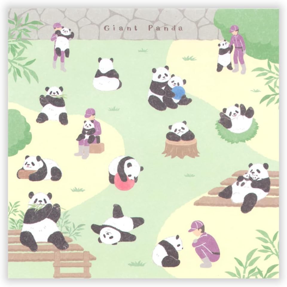 現貨｜ZOOm in Animals 熊貓 日本製 便條紙 Memo Notepad (5424409)