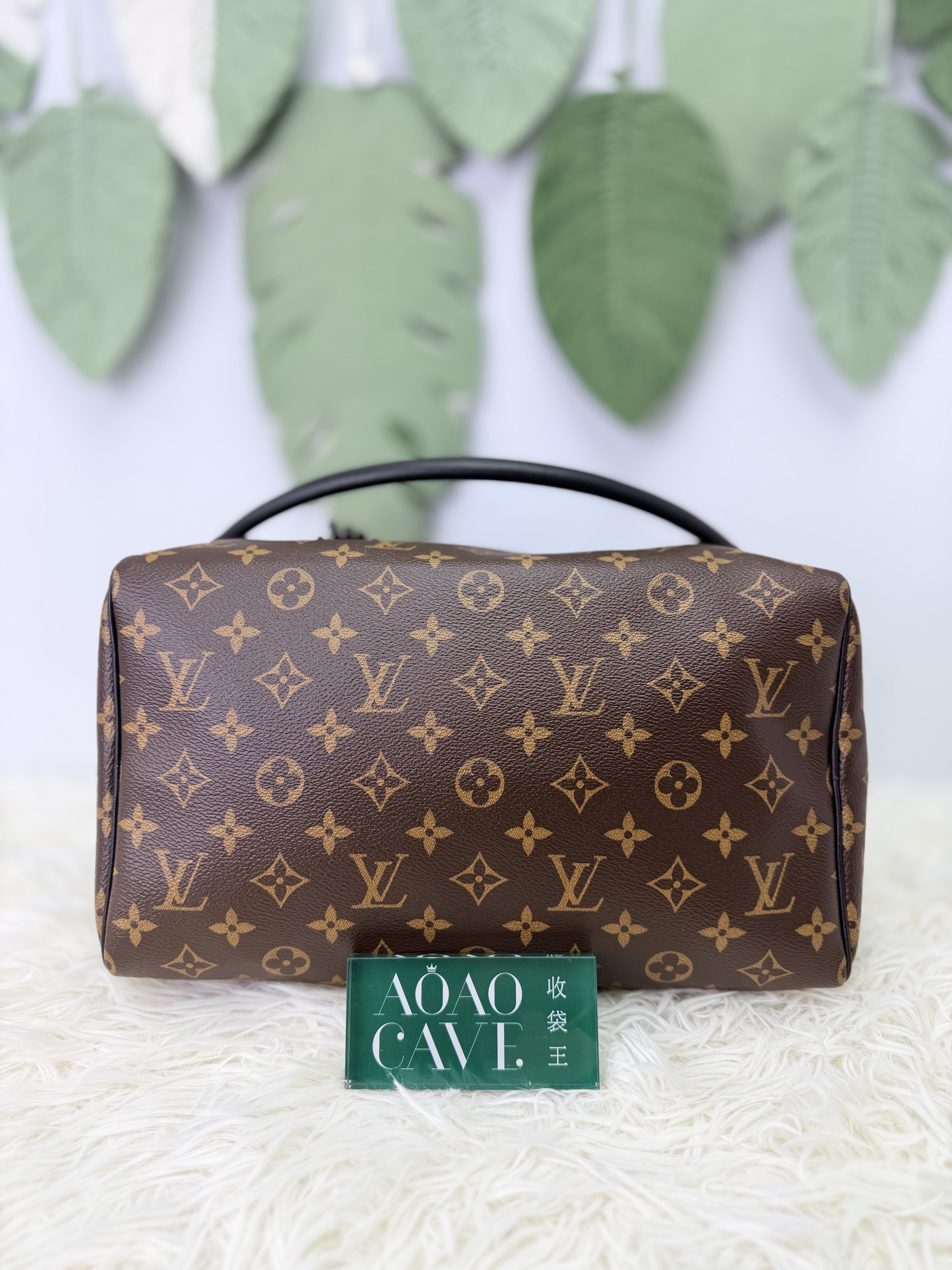 LV 🤍PRE OWNED 特別版 Speedy 30 老花旅行袋 晶片款 有塵袋有盒🤎