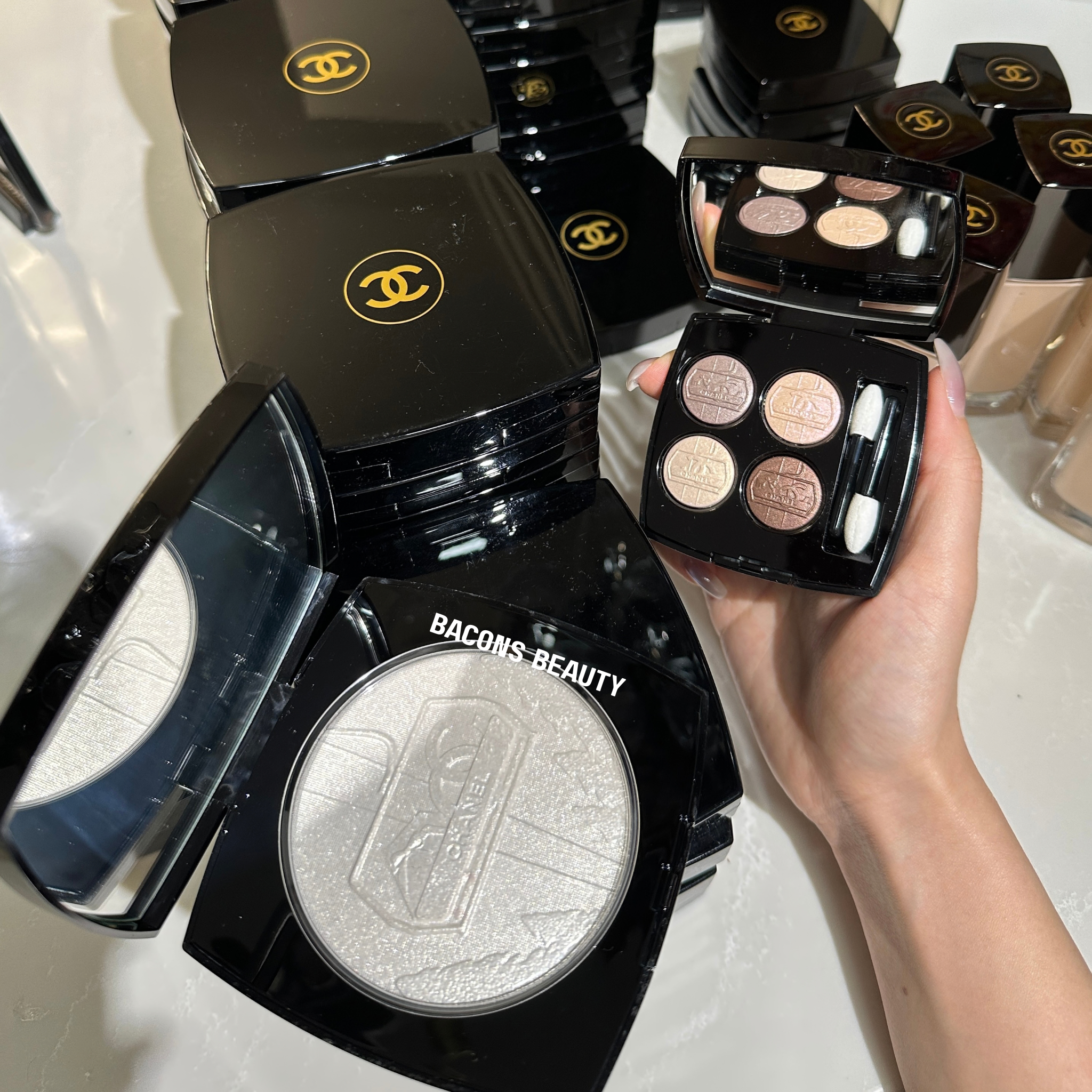 早過官方開賣🔥 現貨無盒裝 CHANEL 香奈兒 2026 聖誕節限定 四色眼影盤 39 高光 Neige D'or