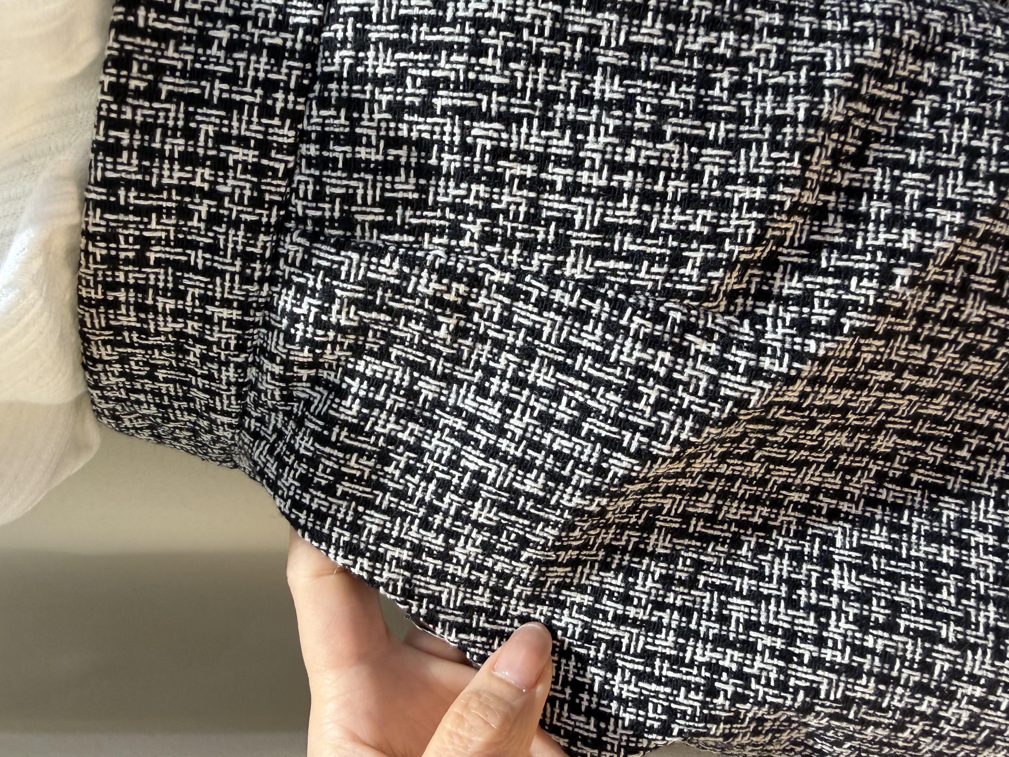 黑白編織紋短褲