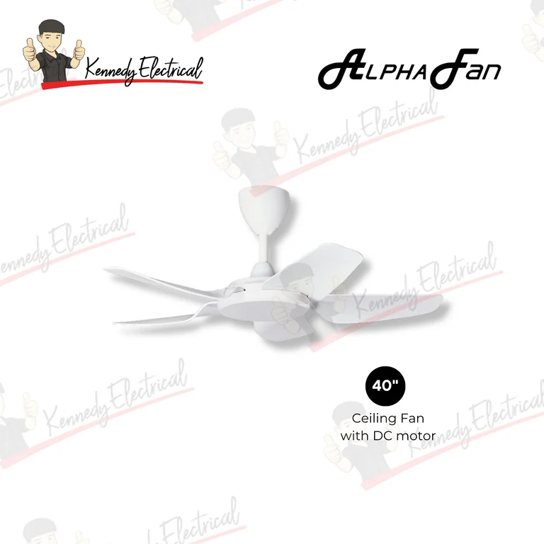 Alpha 40" Prima DC Motor ABS Ceiling Fan (PRIMA-5B)