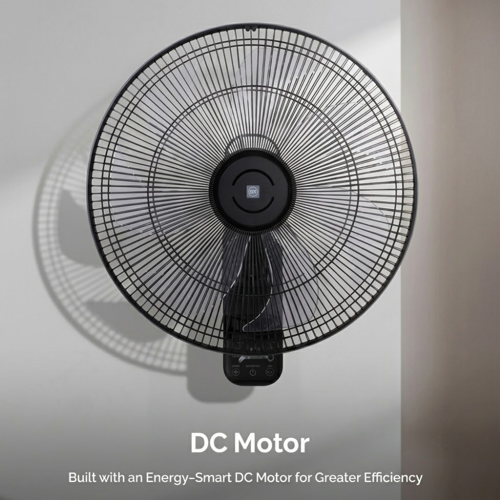 KDK 16" DC Wall Fan with Remote Control JV40S AOI