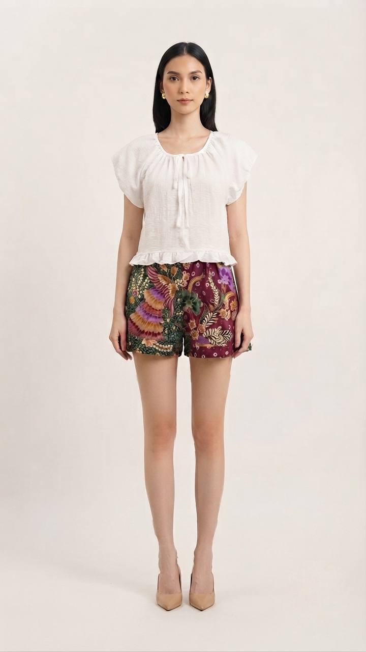 T2678 - Mekar Senja Batik Short 