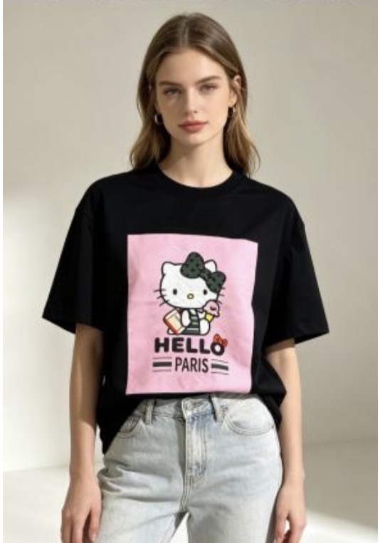 [訂購］M032 Kitty Bow Tee
