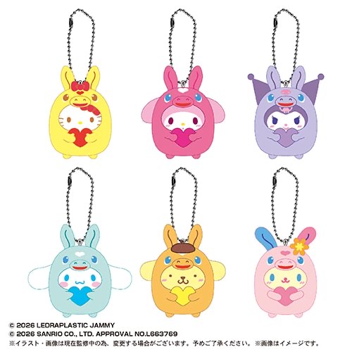 日本直送 Sanrio Rody 新款公仔掛飾盲抽（隨機抽出