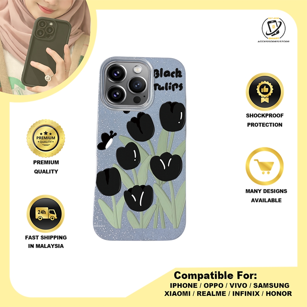 BLING CASE PHONE FOR IPHONE - DESIGN FLOWER U