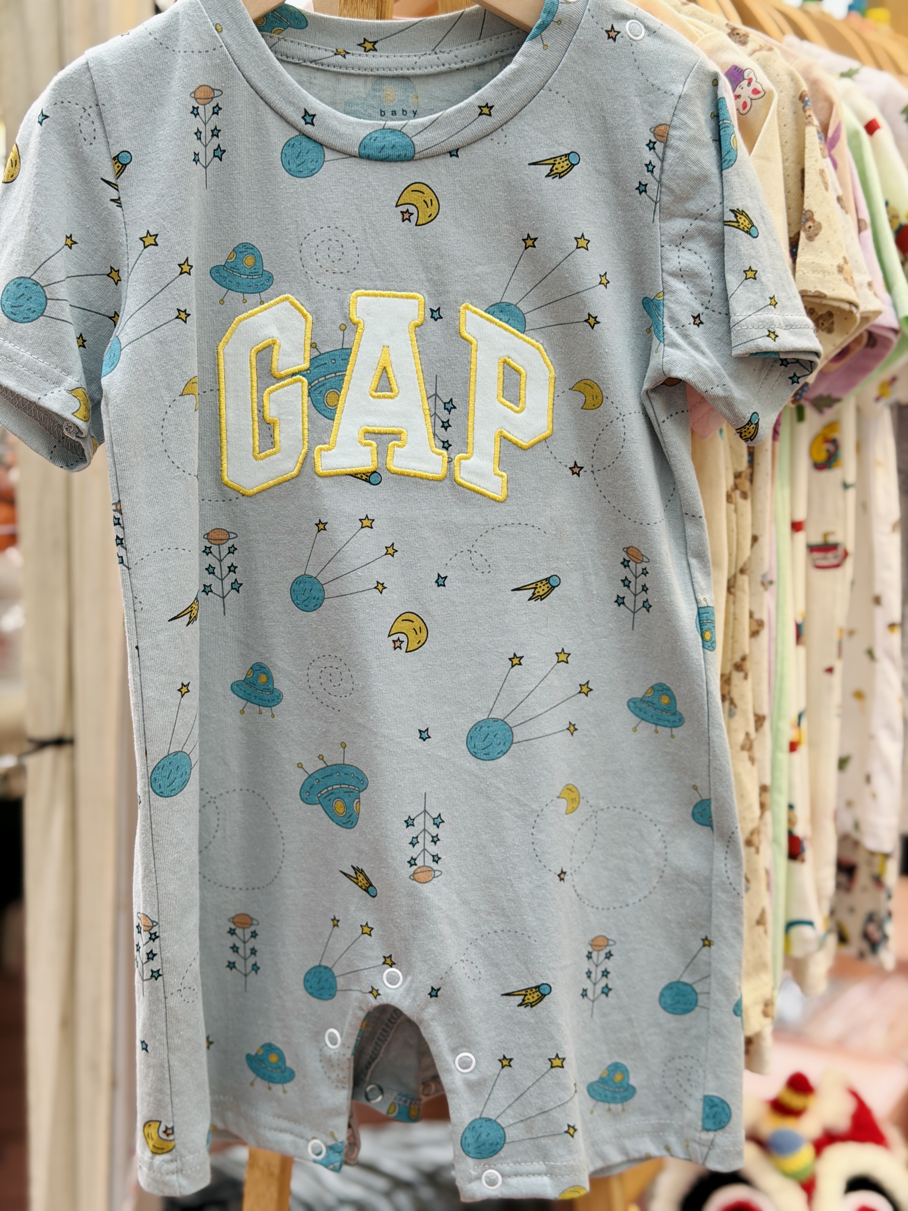 GAP Baby Space Print Romper - Adorable and Comfortable!