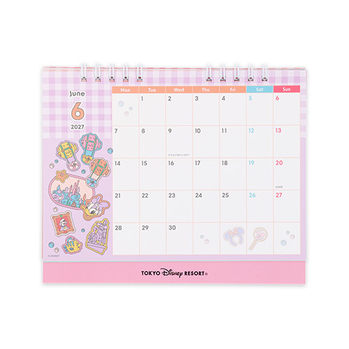 【預訂】TDR Park Icons 座枱曆 2027
