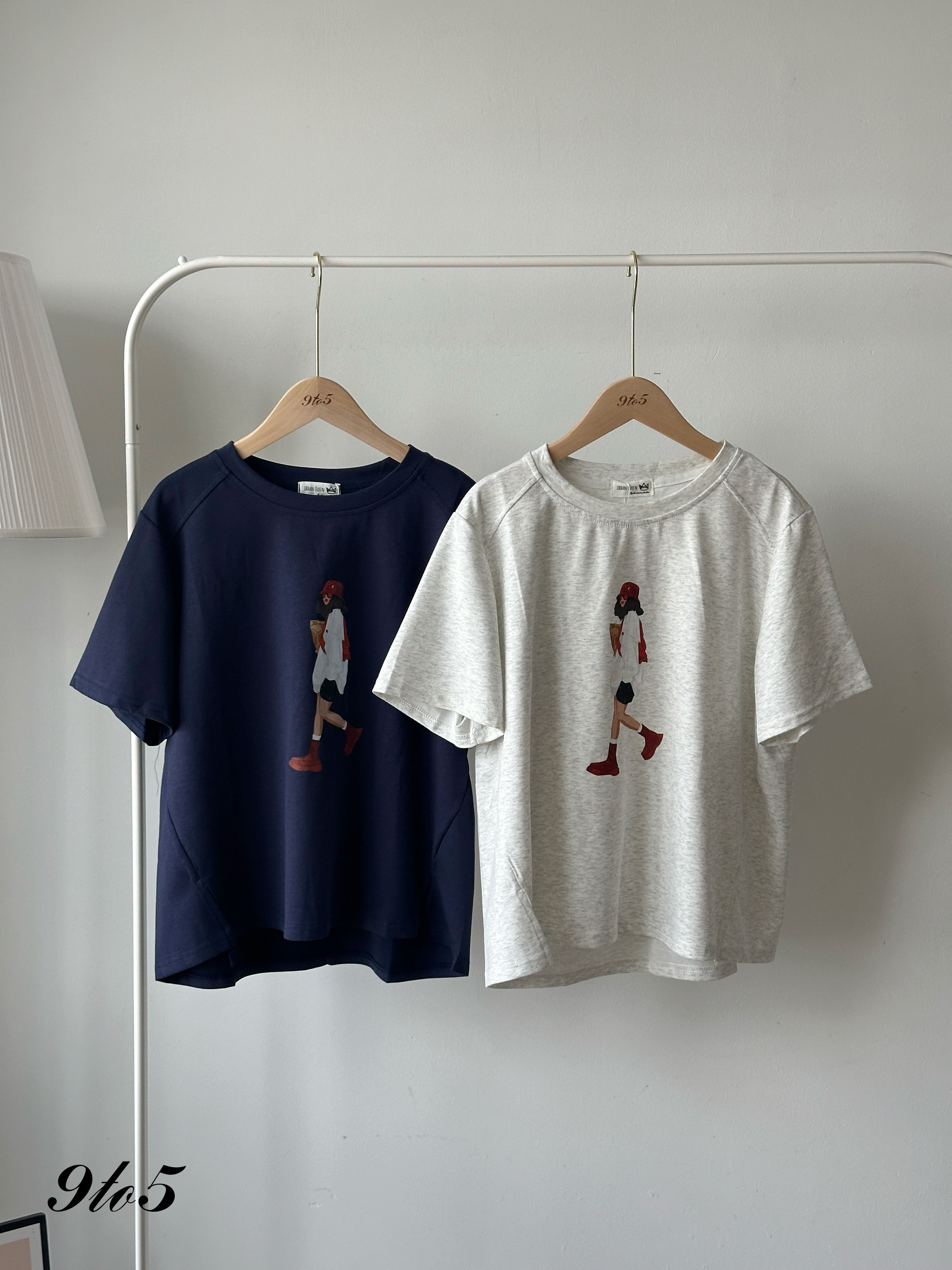 T4181 Casual Printed Tee - 4 Colors 