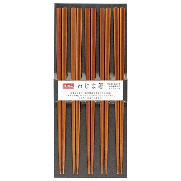 🔥🔥【日本製《SUNLIFE》輪島塗羅漢柏木箸5雙套裝】可入洗碗機