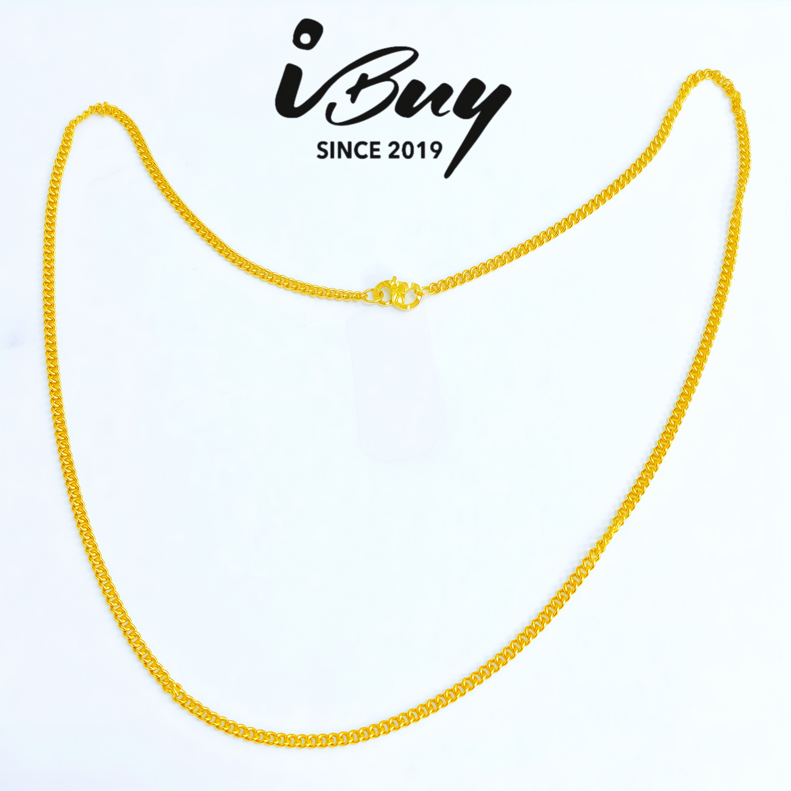 916 GOLD 2.2MM COCO CHAIN NECKLACE 916 金 2.2MM可可项链