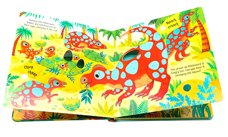 Usborne Dinosaur Sounds恐龍觸摸發聲書