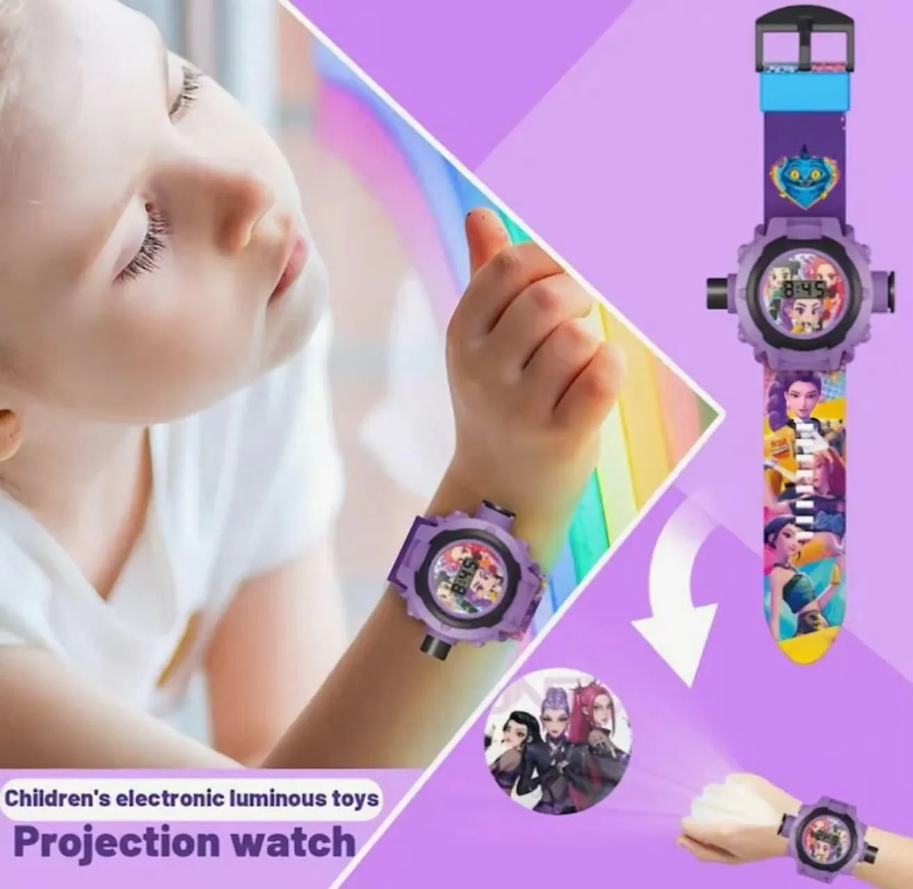 Kpop獵魔女團投影手錶