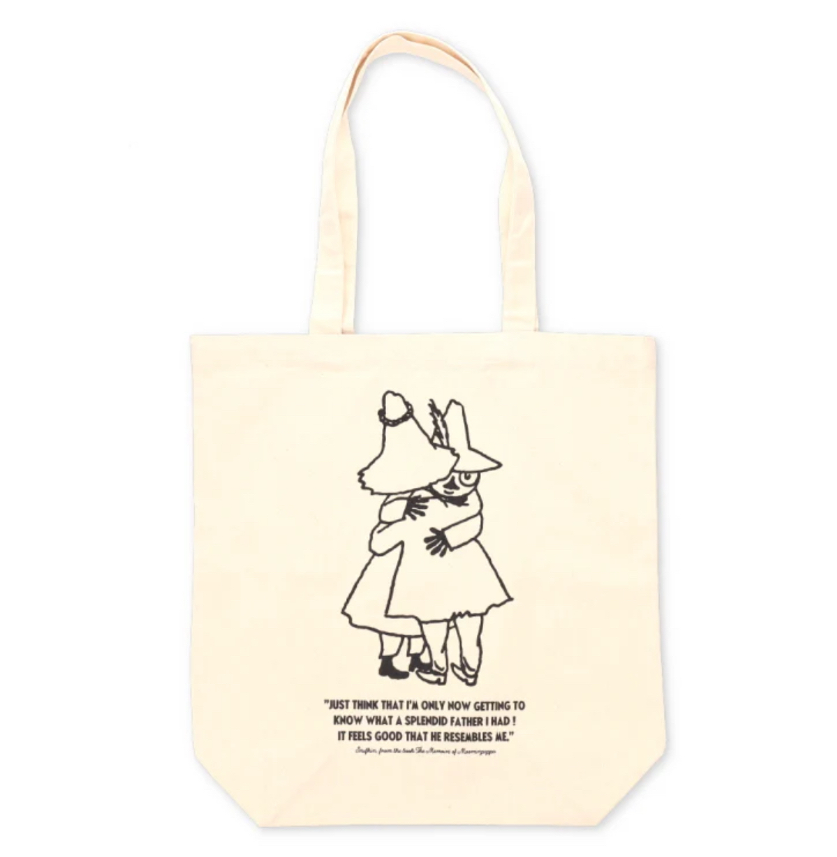 ✈️日本直送🇯🇵預訂🛍日本Moomin 史力奇和喬克斯Tote Bag ( 黑色 / 白色 ）