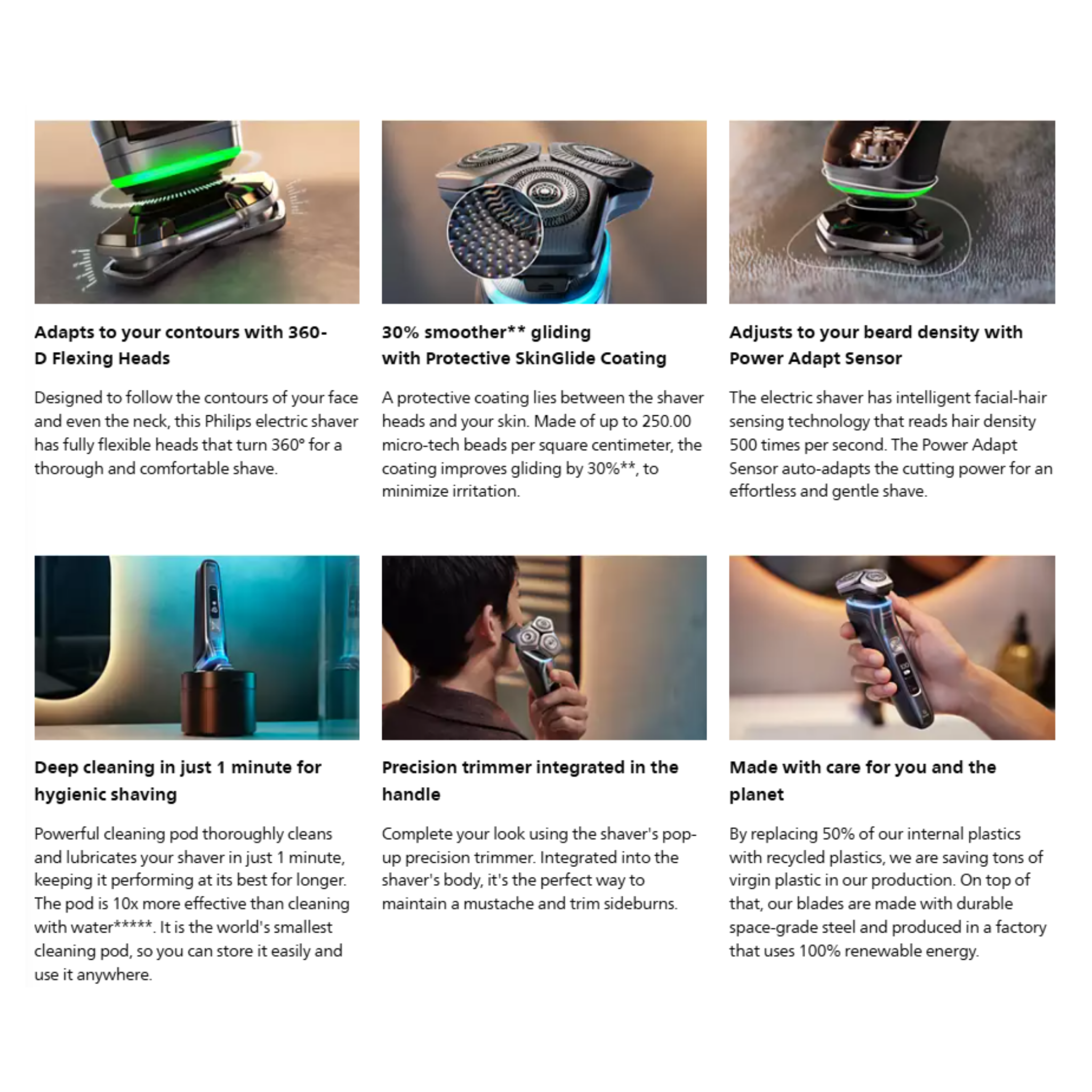 Philips Series 9000 Wet & Dry Electric Shaver (S9982/50)