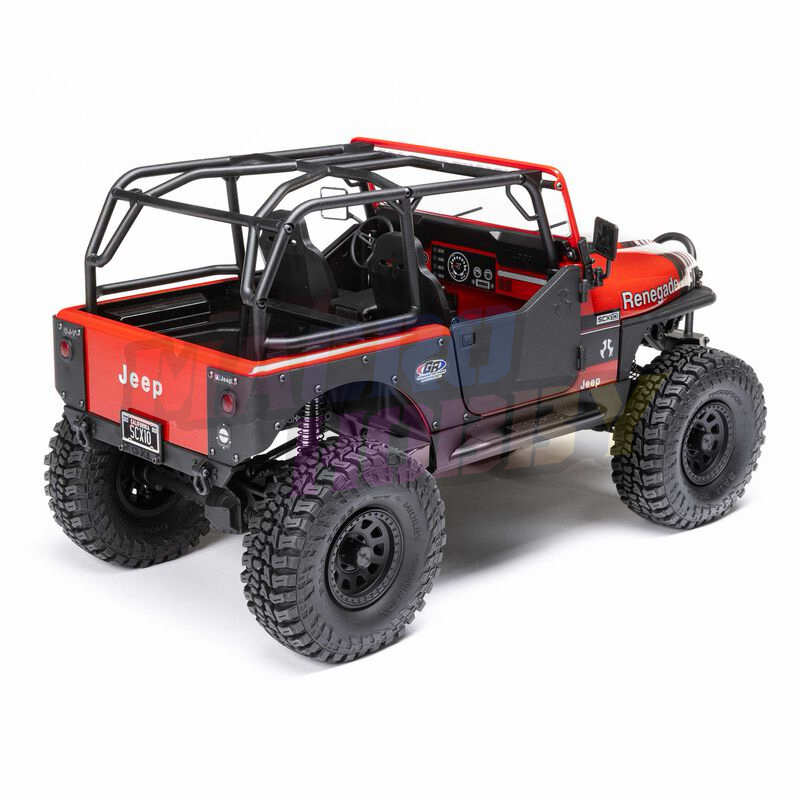 Axial 1/10 SCX10 III Jeep CJ-7 Red AXI03008V2T1 #0111196