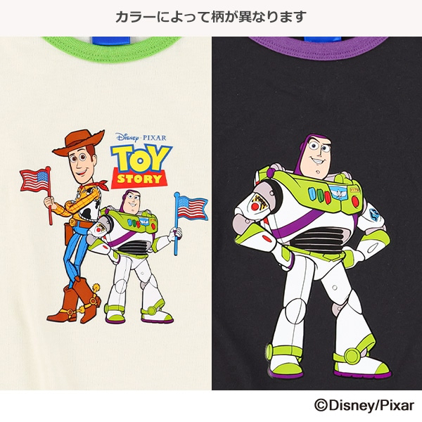 🇯🇵預訂 日本直送🇯🇵兩色Toy Story人物印花撞色邊短袖T恤