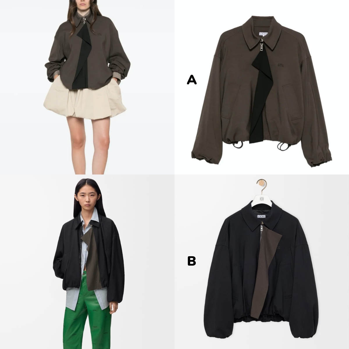 【頂級原單】LOEWE Viscose Wool Balloon Jacket 立体廓形外套