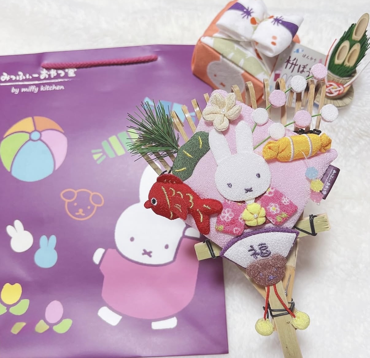 馬年必搶 [日本直送] Miffy Kitchen 限定招福好運熊手飾品 last two