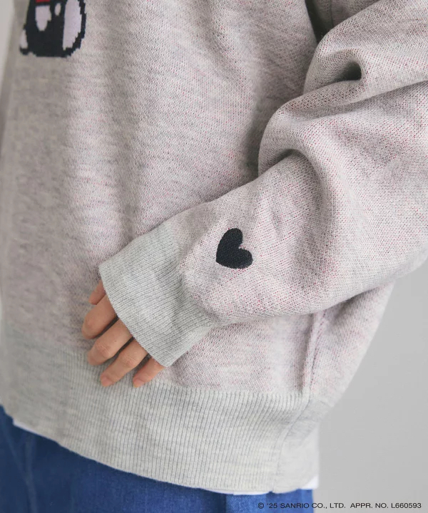 日本預訂📍日本Hello Kitty圖案心心手袖冷衫 不包郵